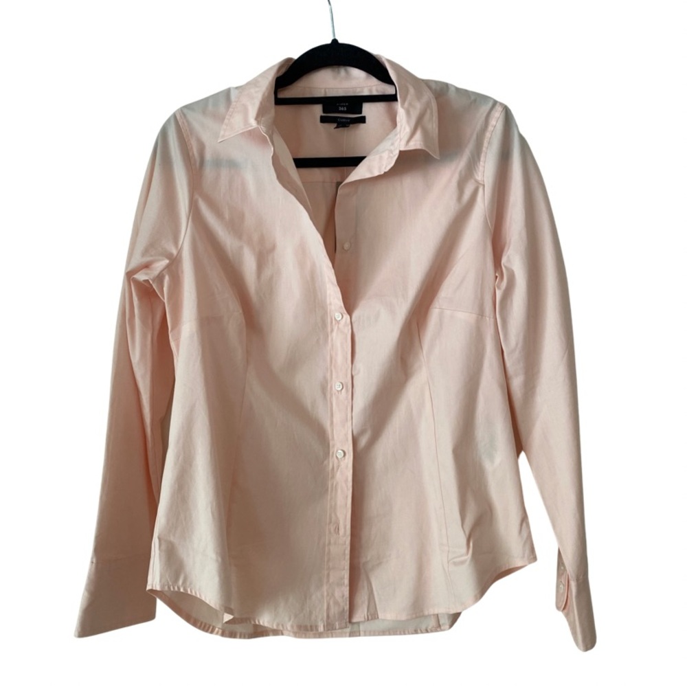 J. Crew button down blush blouse